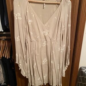 Free People Embroidered Floral Dress